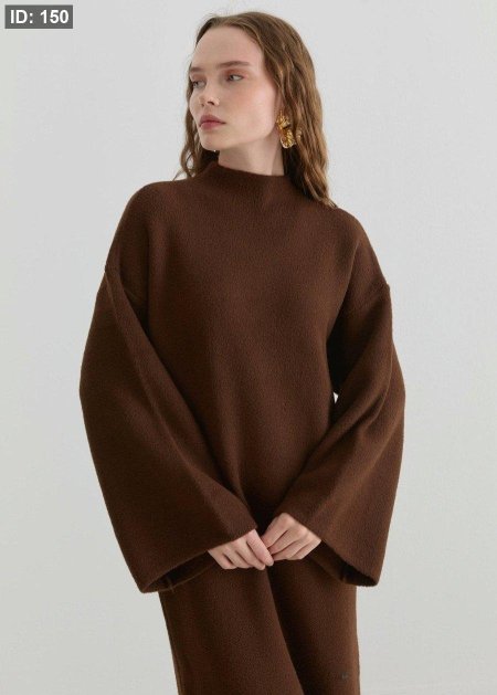 فستان صوف تقيل ناعم